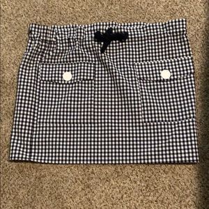 Zara Gingham Skirt